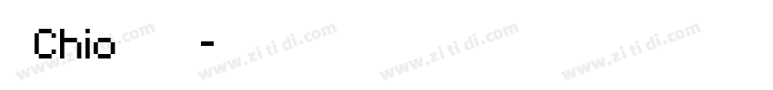【Chio】紫薯字体转换