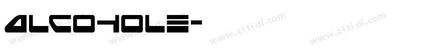 Alcohole字体转换