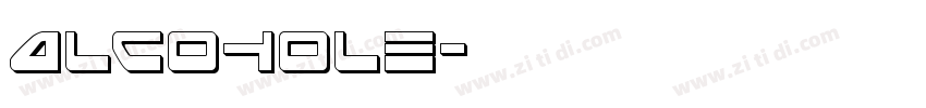 Alcohole字体转换