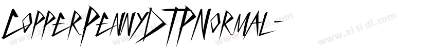CopperPennyDTPNormal字体转换