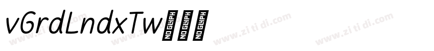 AvGardeLindexTwo字体转换