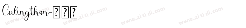 Calingthon字体转换