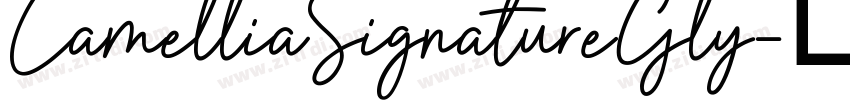 CamelliaSignatureGly字体转换