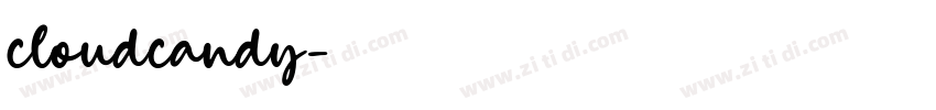 cloudcandy字体转换