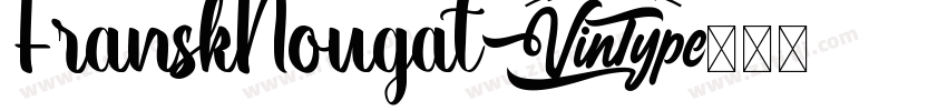 FranskNougat字体转换
