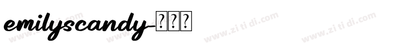 emilyscandy字体转换