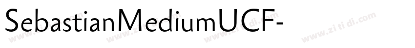 SebastianMediumUCF字体转换