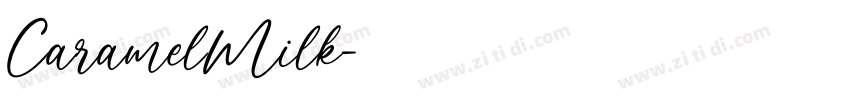 CaramelMilk字体转换