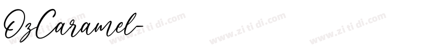 OzCaramel字体转换