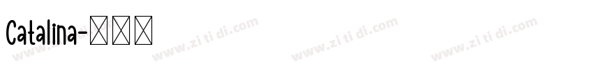 Catalina字体转换