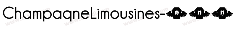 ChampaqneLimousines字体转换