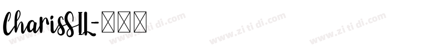 CharisSIL字体转换