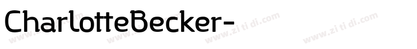 CharlotteBecker字体转换