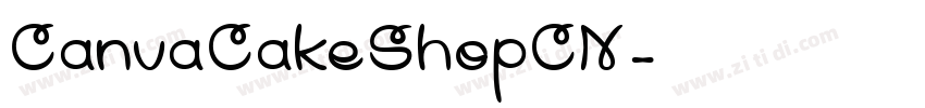 CanvaCakeShopCN字体转换