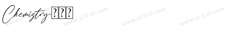 Chemistry字体转换