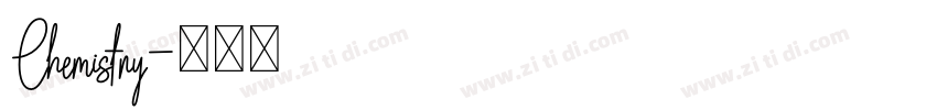Chemistry字体转换