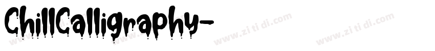 ChillCalligraphy字体转换