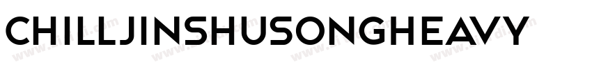 ChillJinshuSongHeavy字体转换