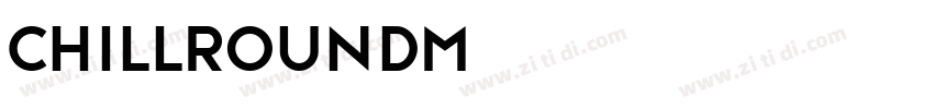 ChillRoundM字体转换