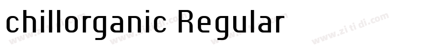 chillorganic_Regular字体转换