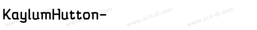 KaylumHutton字体转换