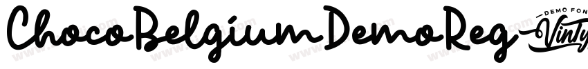 ChocoBelgiumDemoReg字体转换