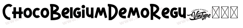ChocoBelgiumDemoRegu字体转换