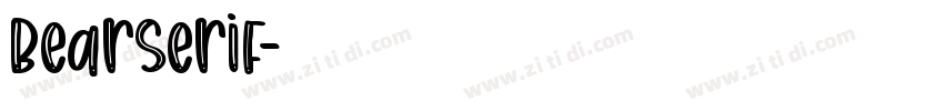 BearSerif字体转换
