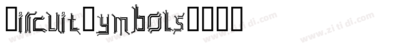 CircuitSymbols字体转换