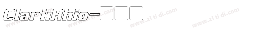 ClarkRhio字体转换