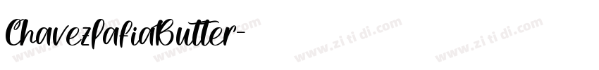 ChavezlafiaButter字体转换