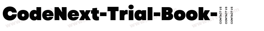 CodeNext-Trial-Book字体转换