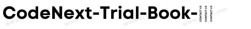CodeNext-Trial-Book字体转换