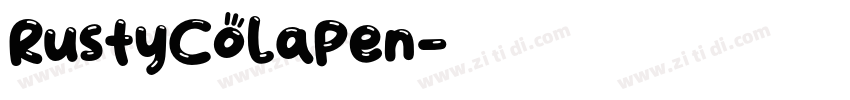 RustyColaPen字体转换