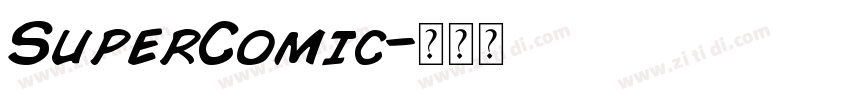 SuperComic字体转换