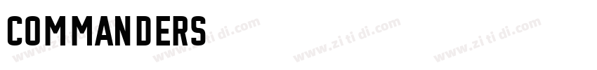 Commanders字体转换