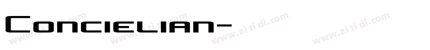 Concielian字体转换