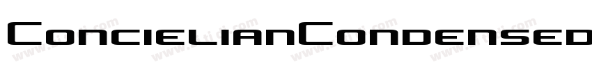 ConcielianCondensedB字体转换