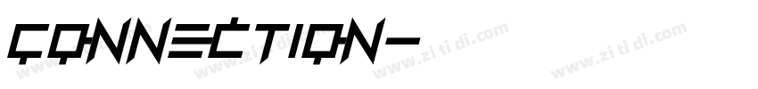 Connection字体转换