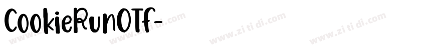 CookieRunOTF字体转换