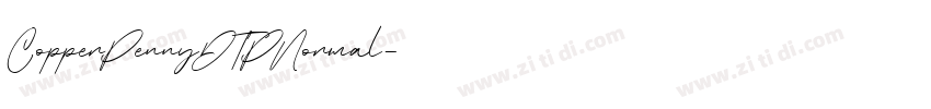 CopperPennyDTPNormal字体转换