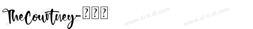 TheCourtney字体转换