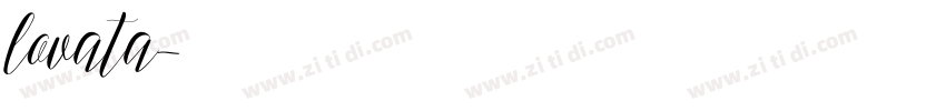 lovata字体转换
