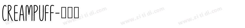 Creampuff字体转换