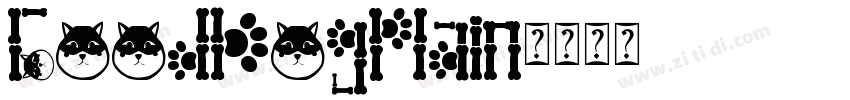 GoodDogPlain字体转换