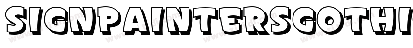 SignPaintersGothicIt字体转换