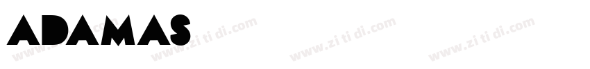 adamas字体转换