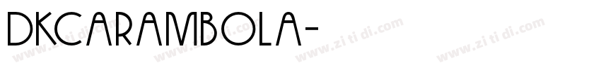 DKCarambola字体转换