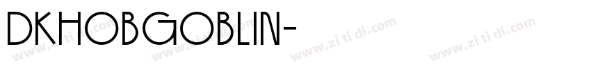 DKHobgoblin字体转换