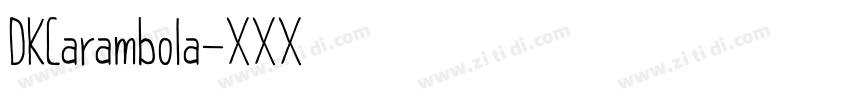 DKCarambola字体转换